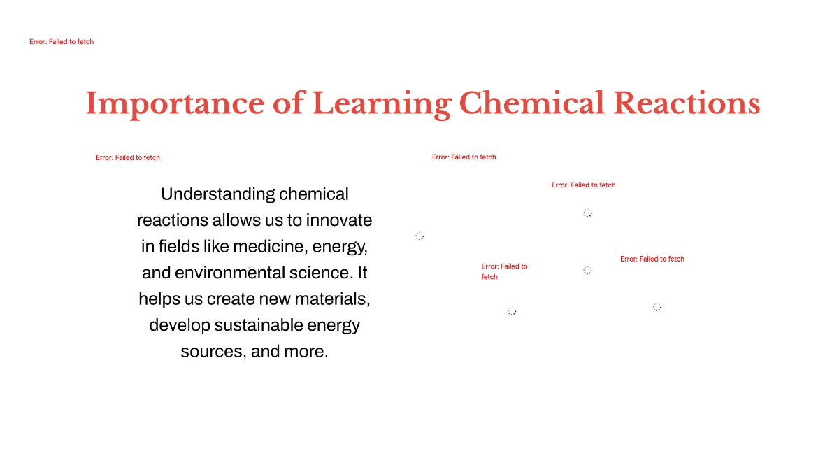 Free Types of Chemical Reactions Template to Edit Online