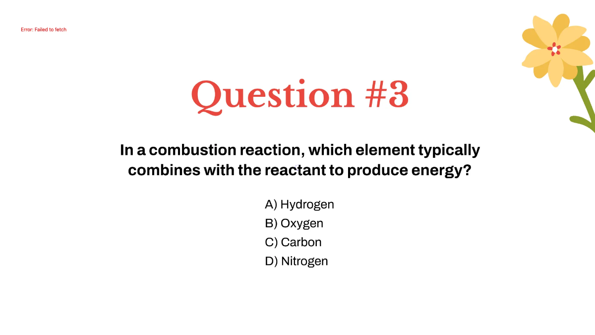 Free Types of Chemical Reactions Template to Edit Online