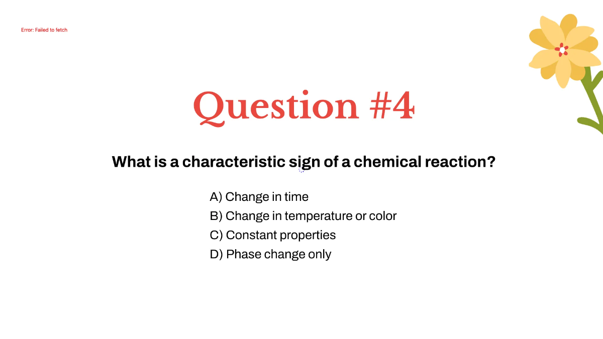 Free Types of Chemical Reactions Template to Edit Online