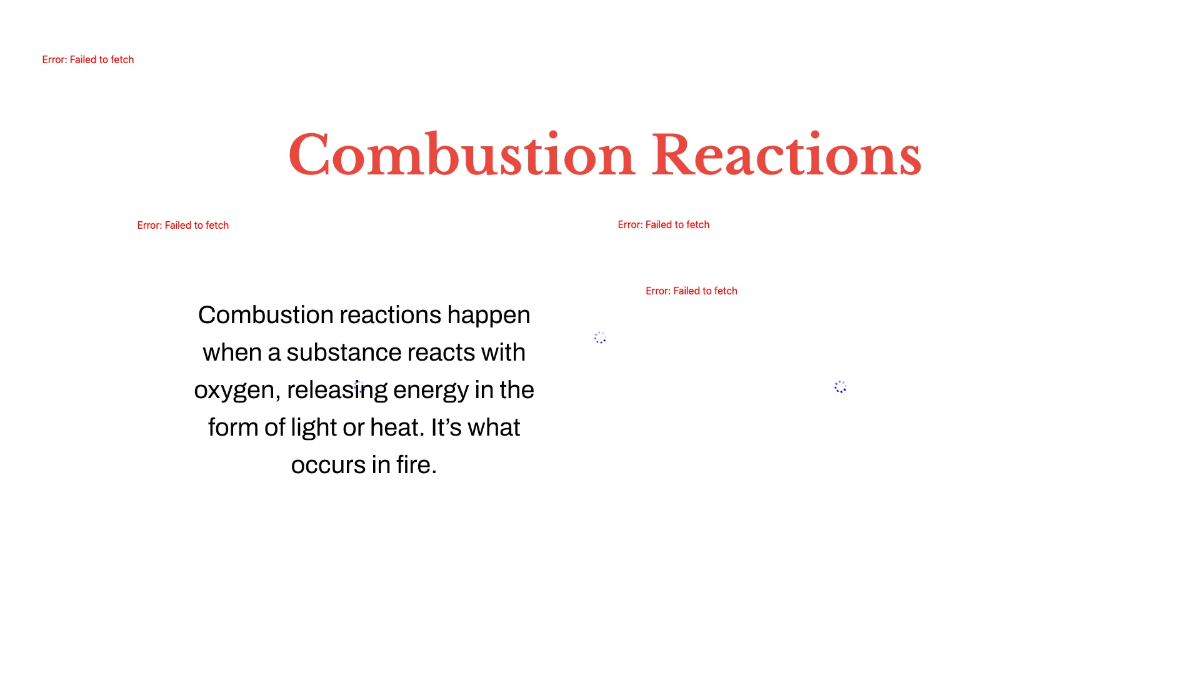 Free Types of Chemical Reactions Template to Edit Online