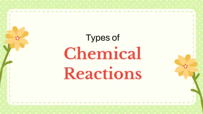 Free Types of Chemical Reactions to Edit Online