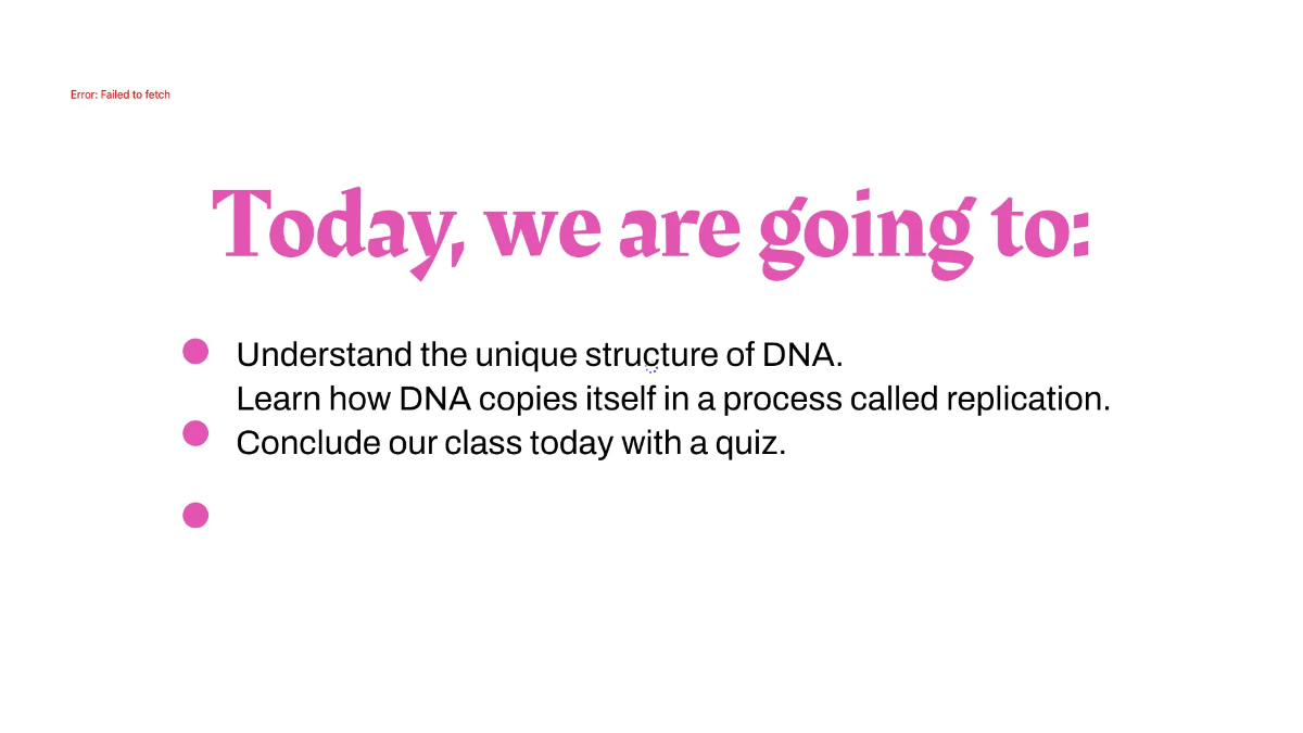 Free DNA Structure and Replication Template to Edit Online
