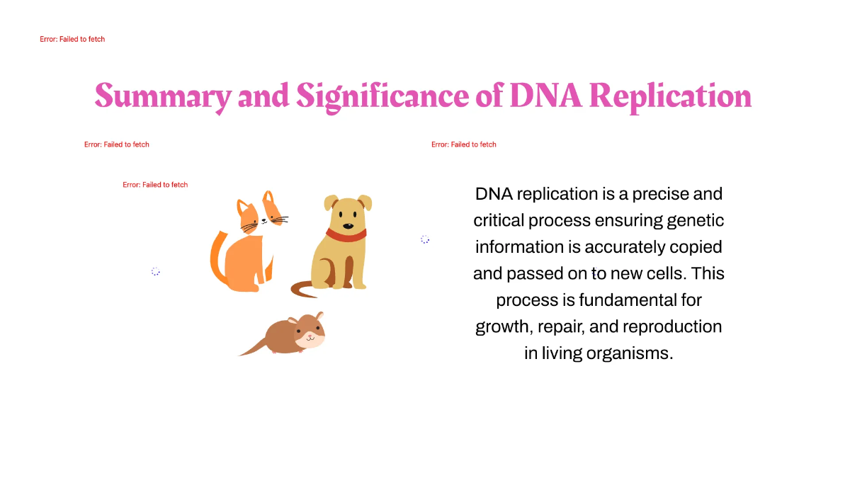 Free DNA Structure and Replication Template to Edit Online
