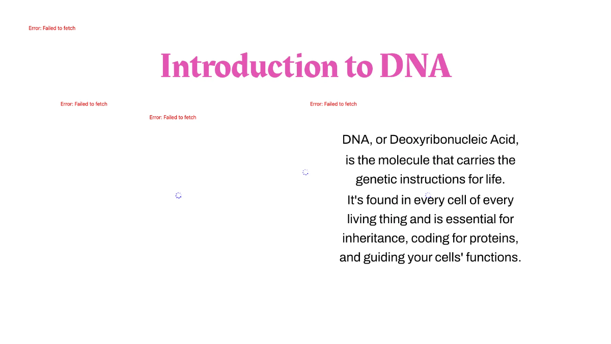 Free DNA Structure and Replication Template to Edit Online