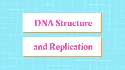 Free DNA Structure and Replication to Edit Online