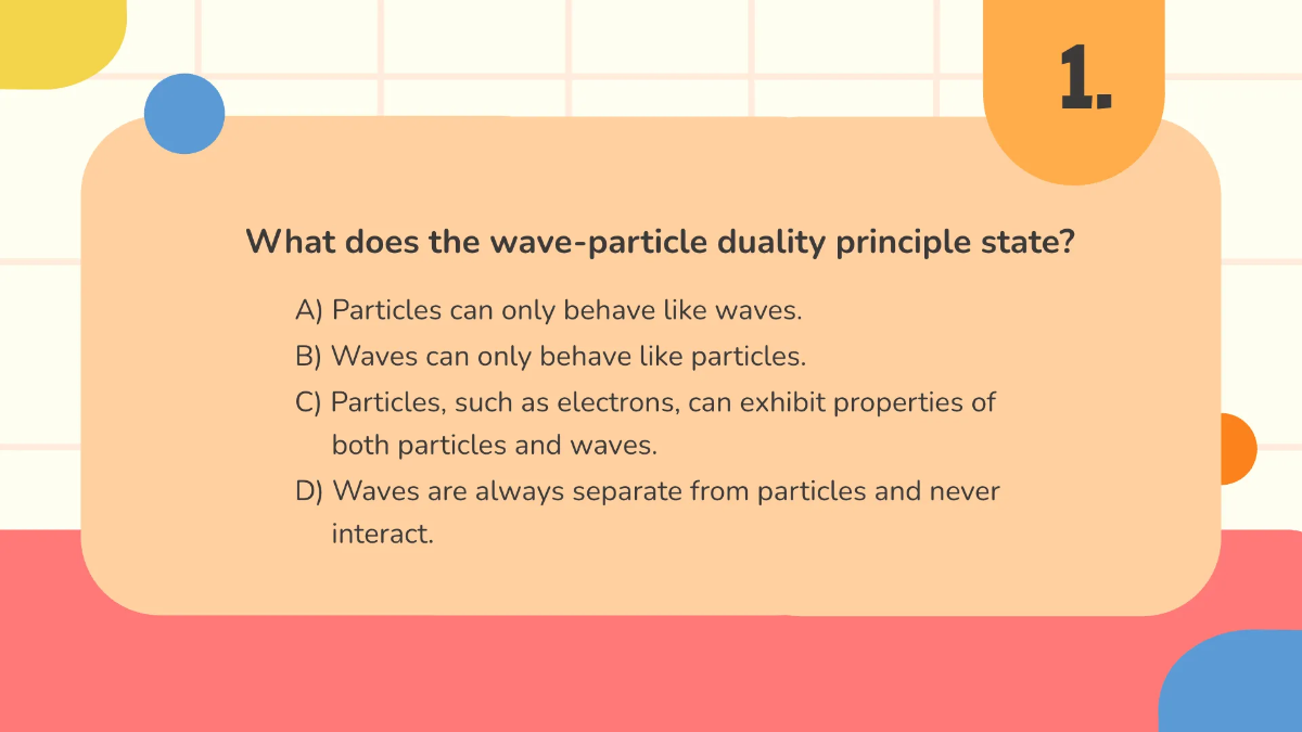 Free Quantum Mechanics Template to Edit Online