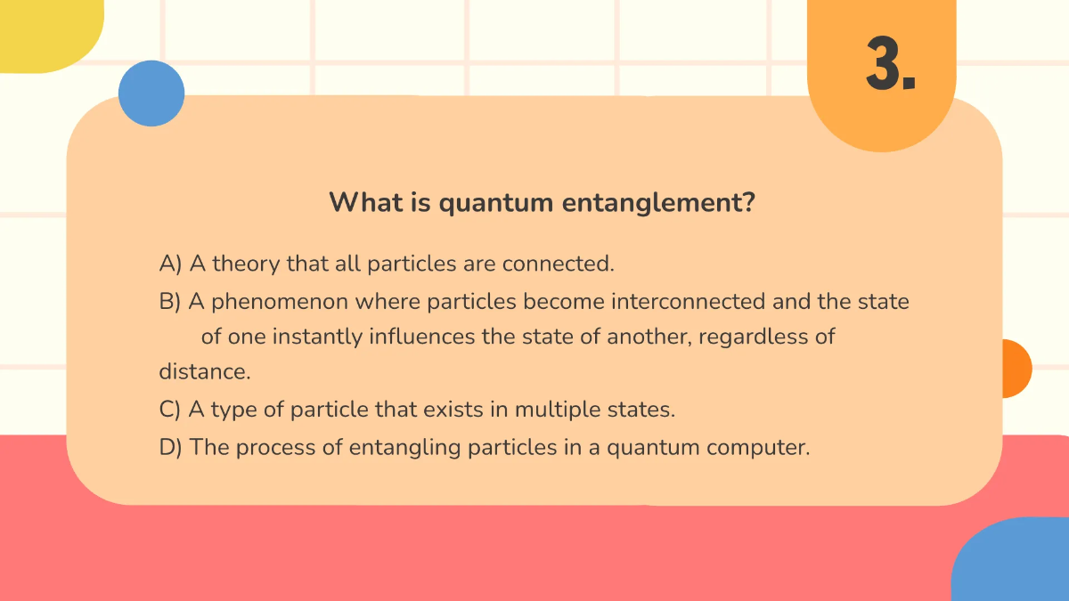 Free Quantum Mechanics Template to Edit Online