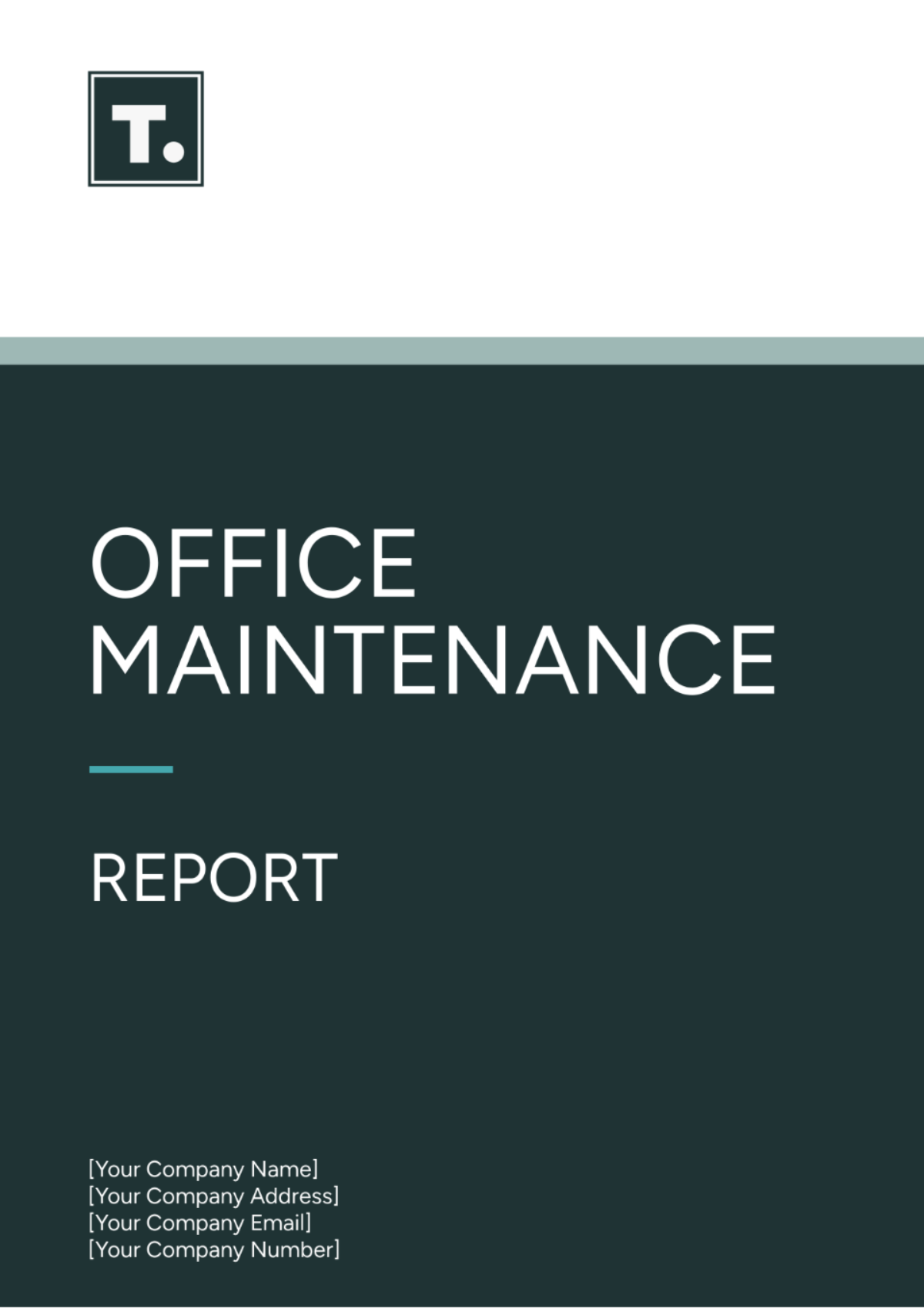 Free Office Maintenance Report Template