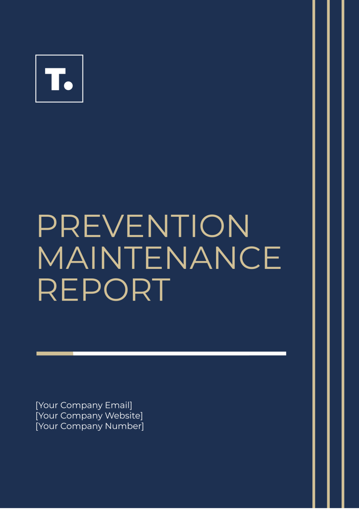 Free Prevention Maintenance Report Template