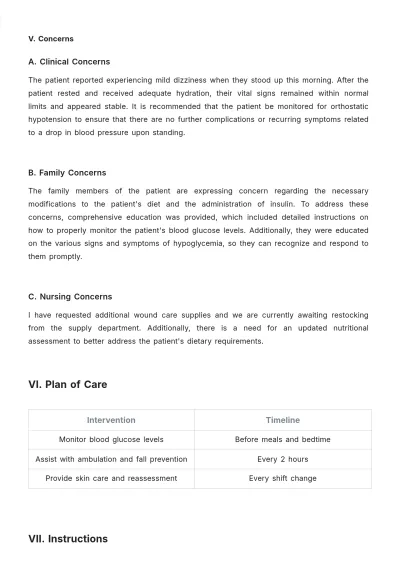 Free Nurse Report Template to Edit Online