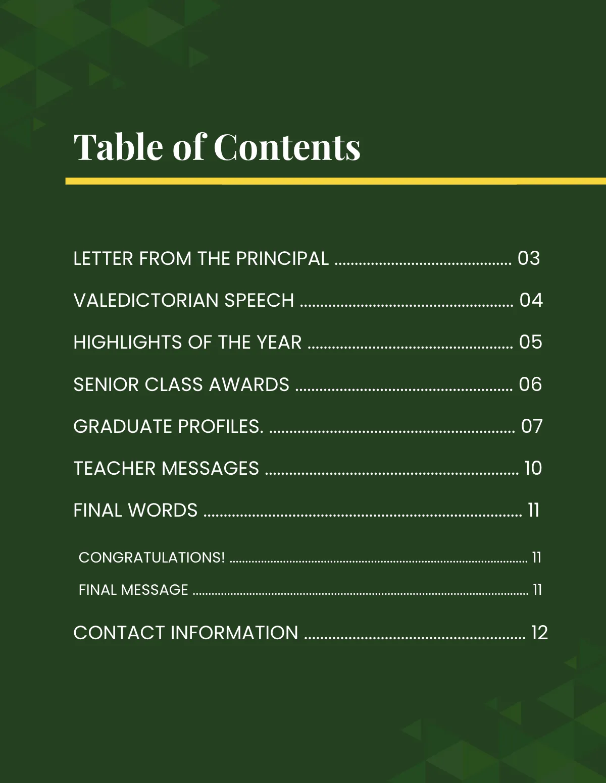 Free Graduation Magazine Template to Edit Online