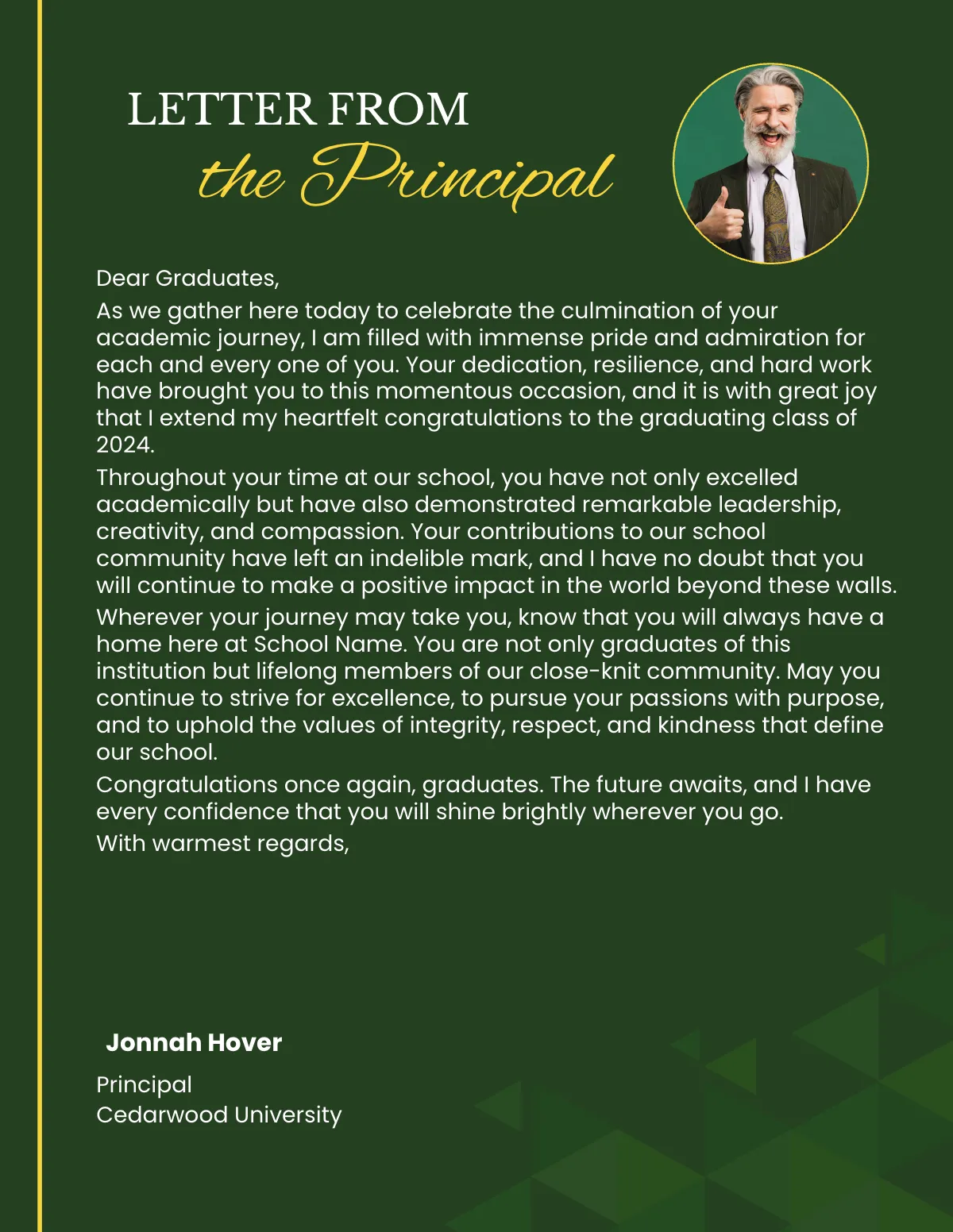 Free Graduation Magazine Template to Edit Online