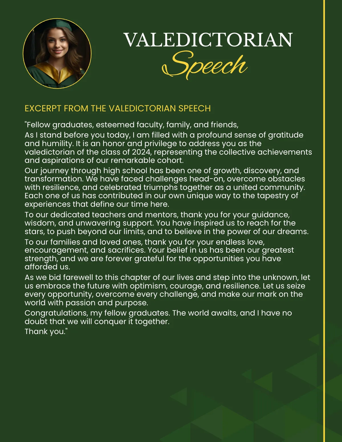 Free Graduation Magazine Template to Edit Online