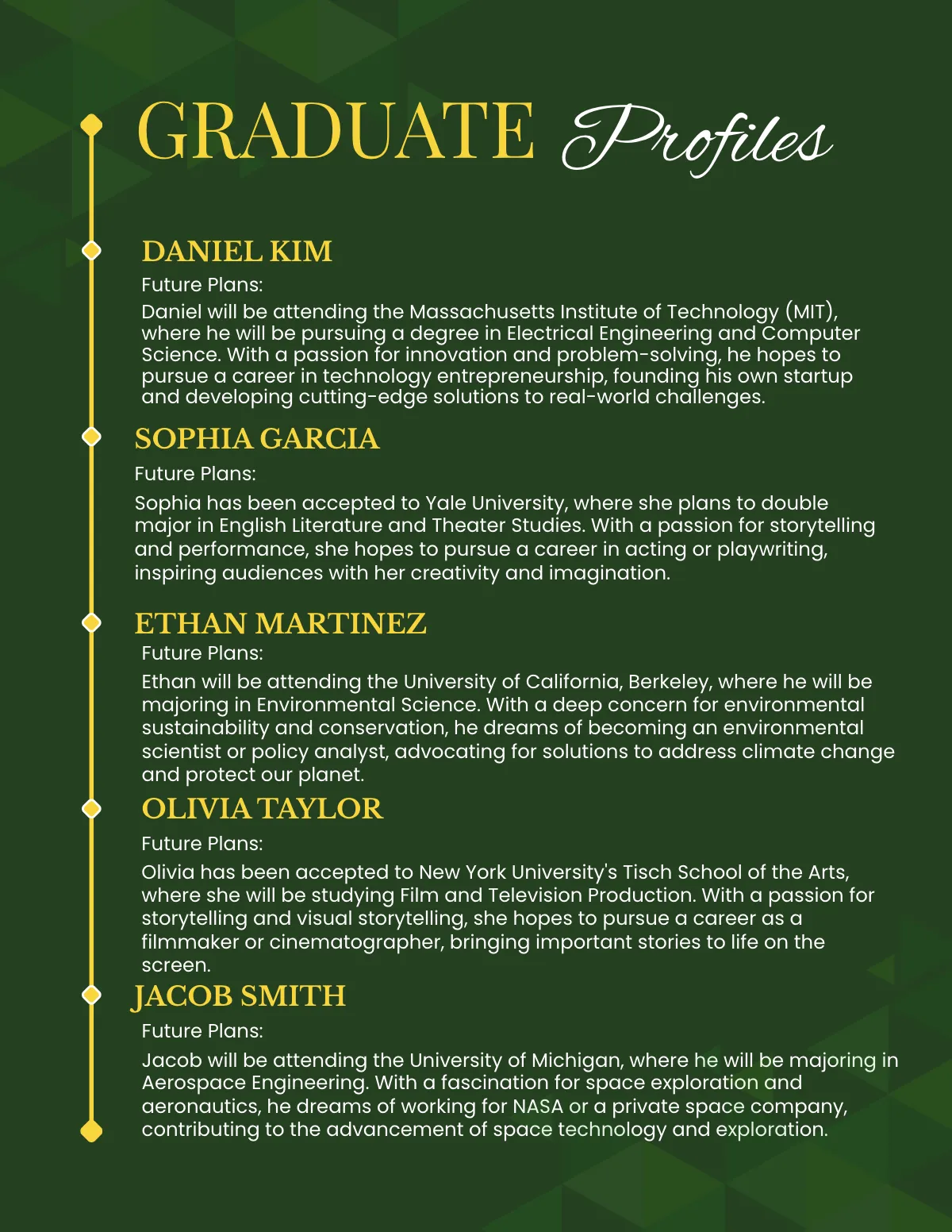 Free Graduation Magazine Template to Edit Online