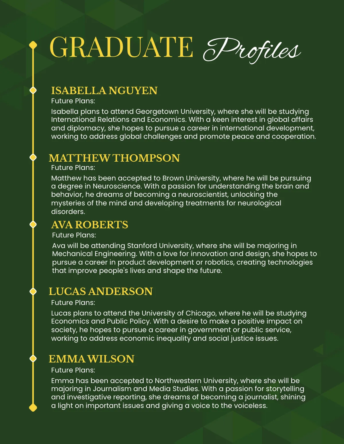 Free Graduation Magazine Template to Edit Online