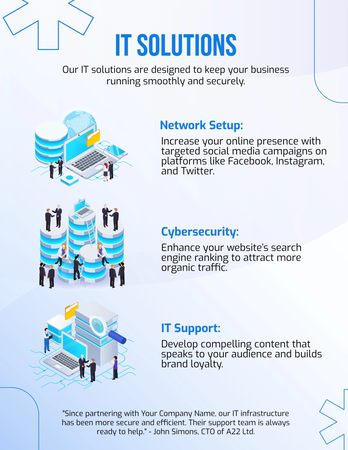 Free Small Business Solutions Catalog Template to Edit Online