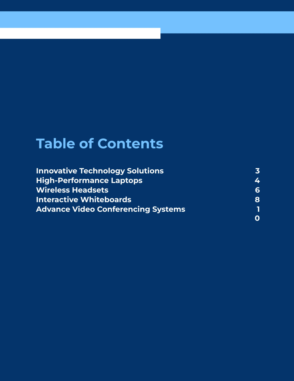 Free Office Technology Solutions Catalog Template to Edit Online