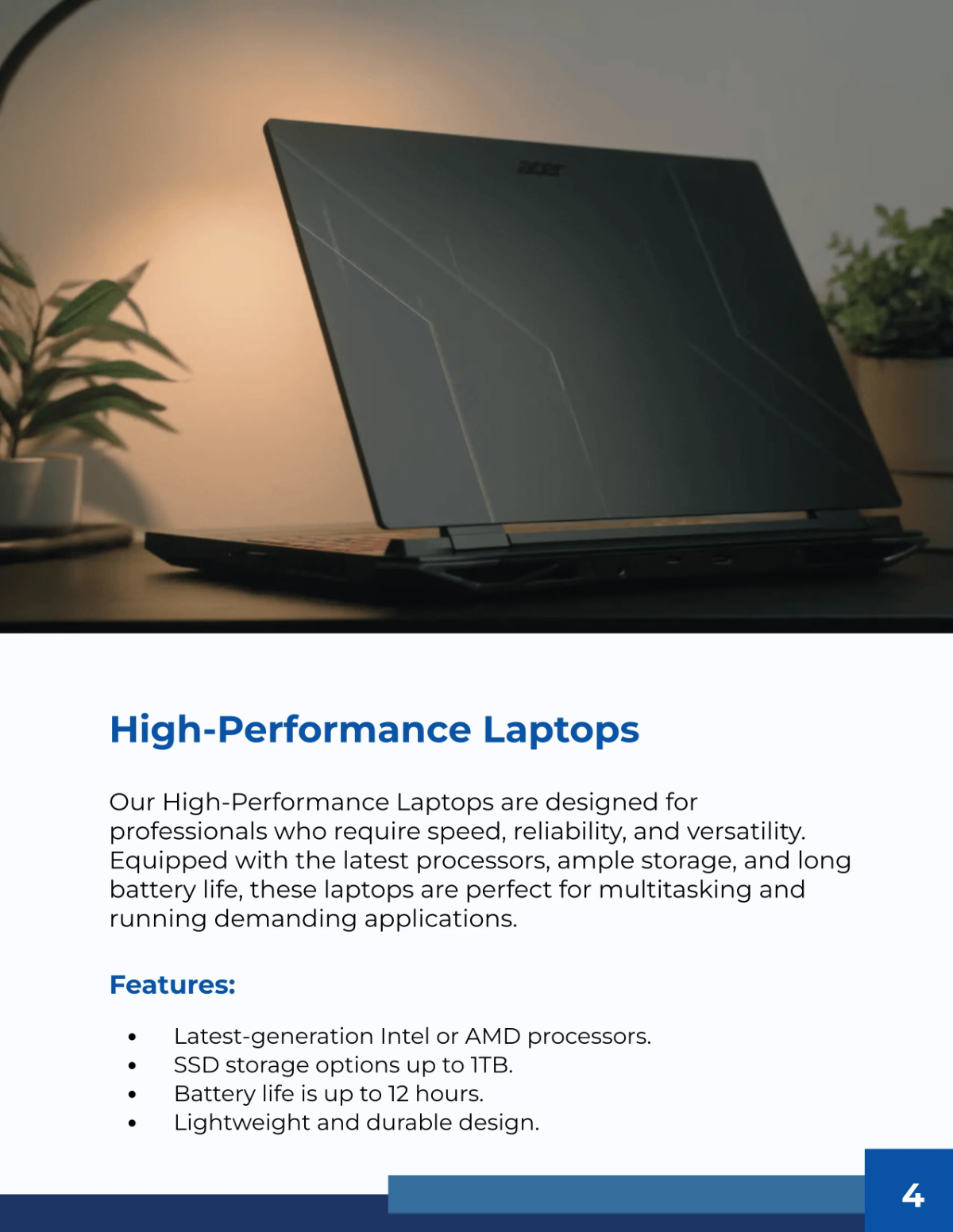 Free Office Technology Solutions Catalog Template to Edit Online