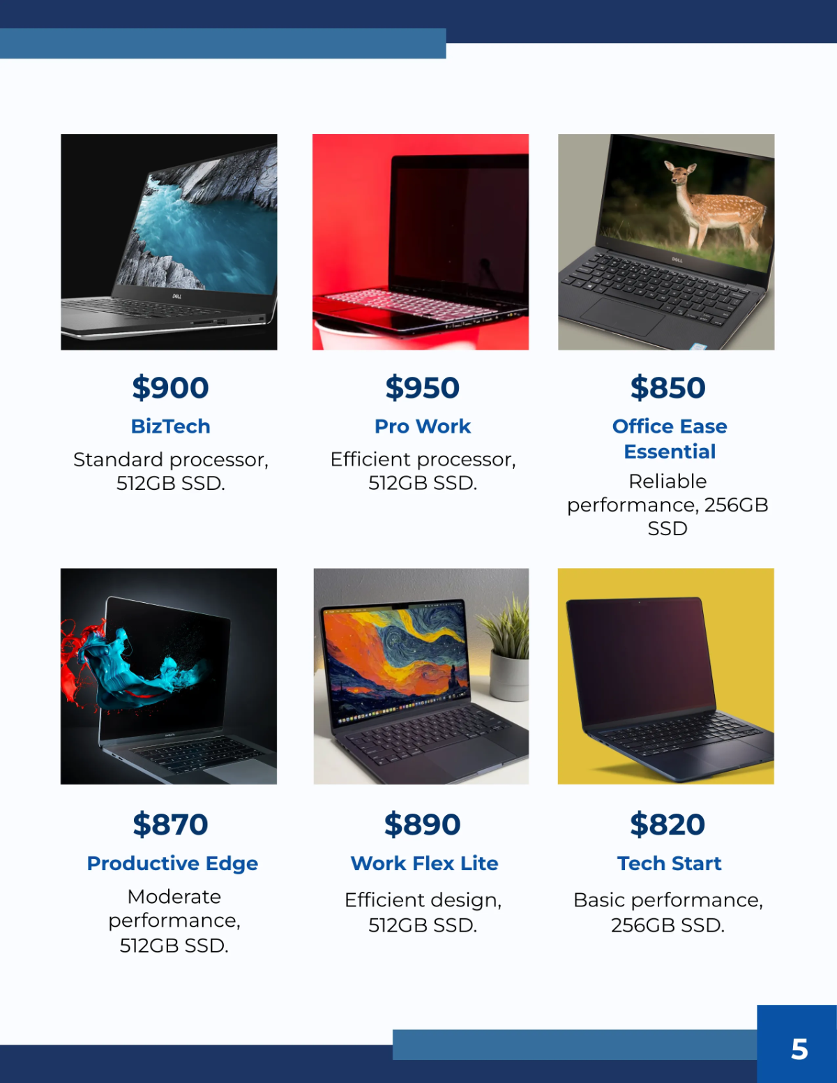 Free Office Technology Solutions Catalog Template to Edit Online