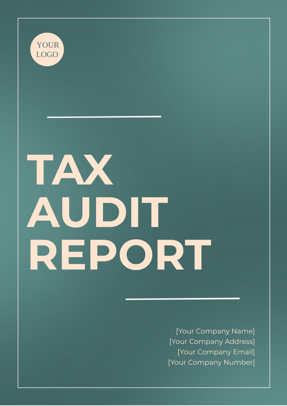 Tax Audit Report Template - Edit Online & Download