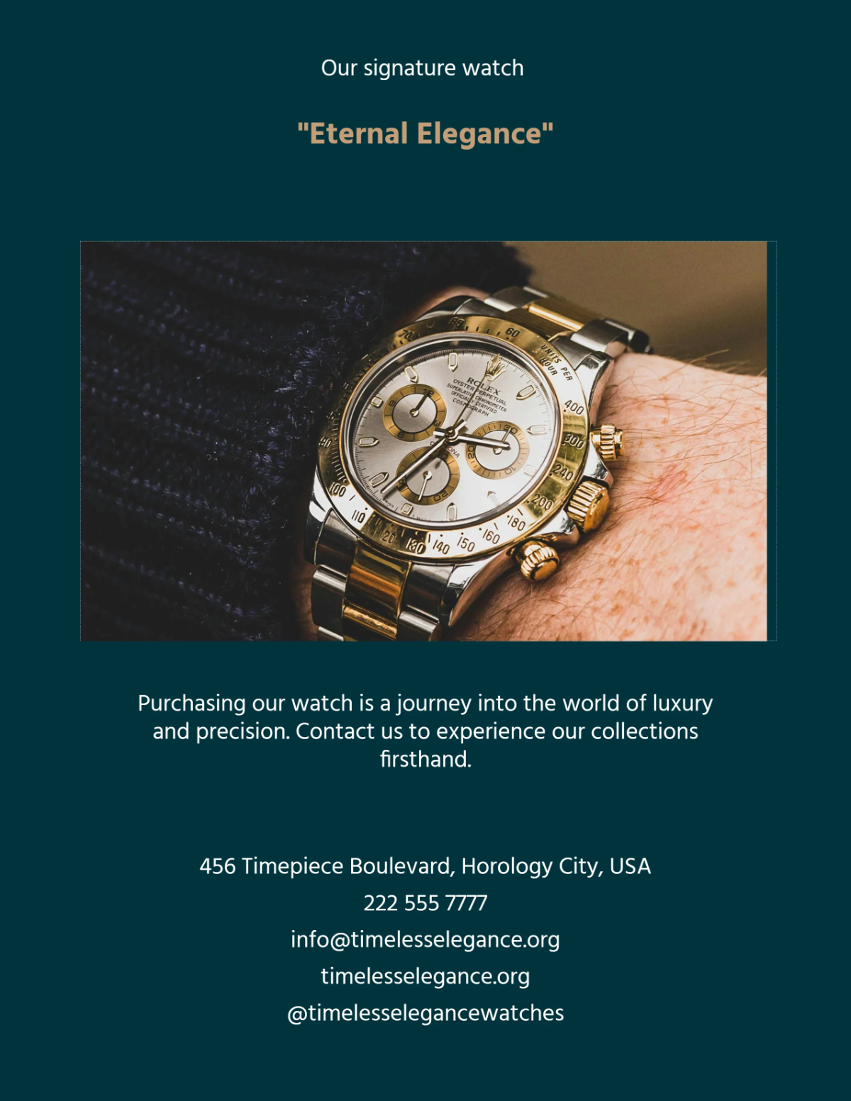 Free Luxury Watch Catalog Template to Edit Online Free Luxury Watch Catalog Template to Edit Online
