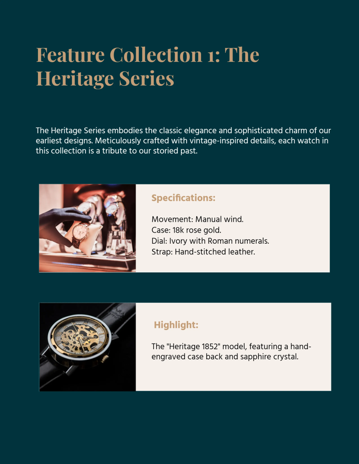 Free Luxury Watch Catalog Template to Edit Online Free Luxury Watch Catalog Template to Edit Online