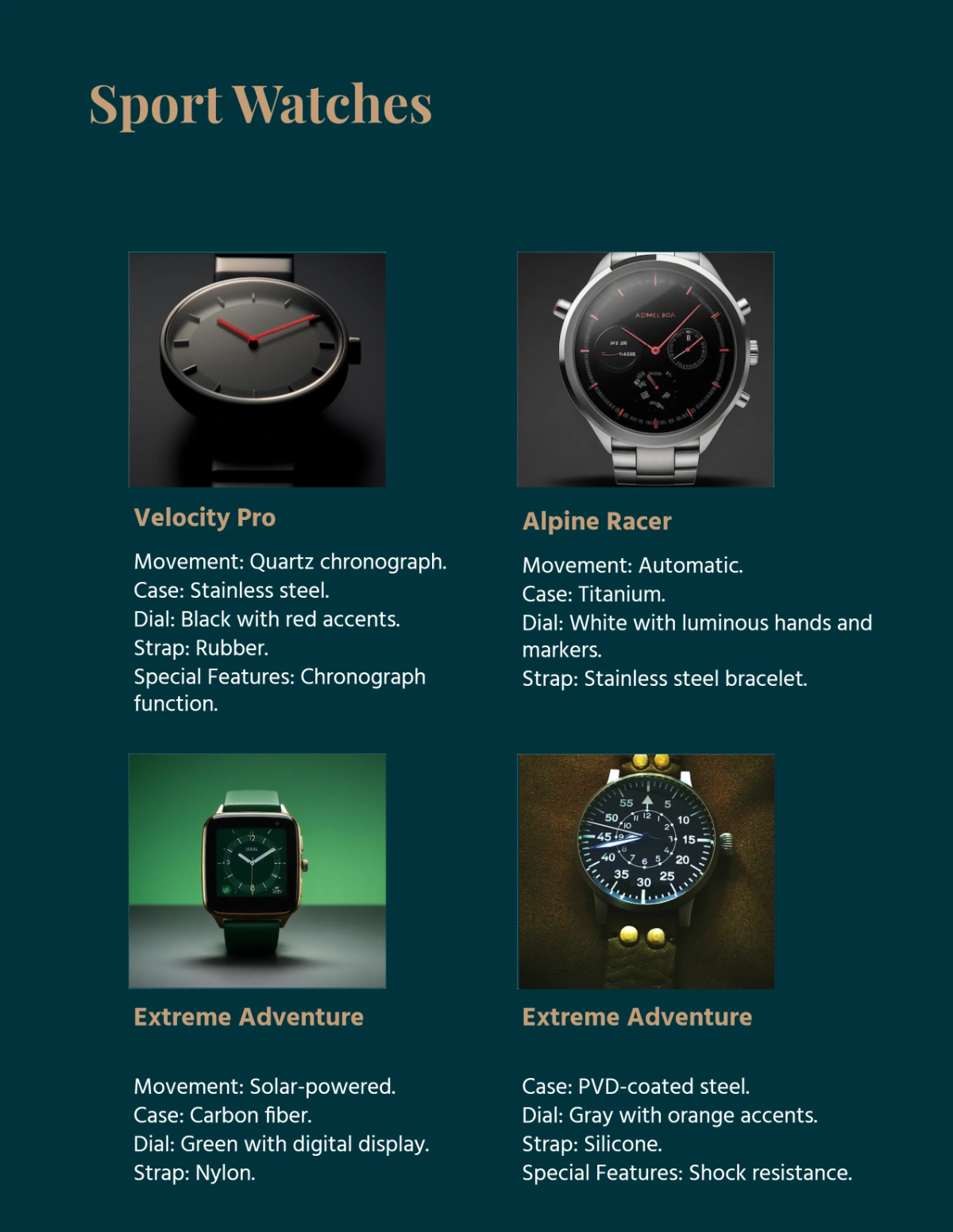 Free Luxury Watch Catalog Template to Edit Online Free Luxury Watch Catalog Template to Edit Online