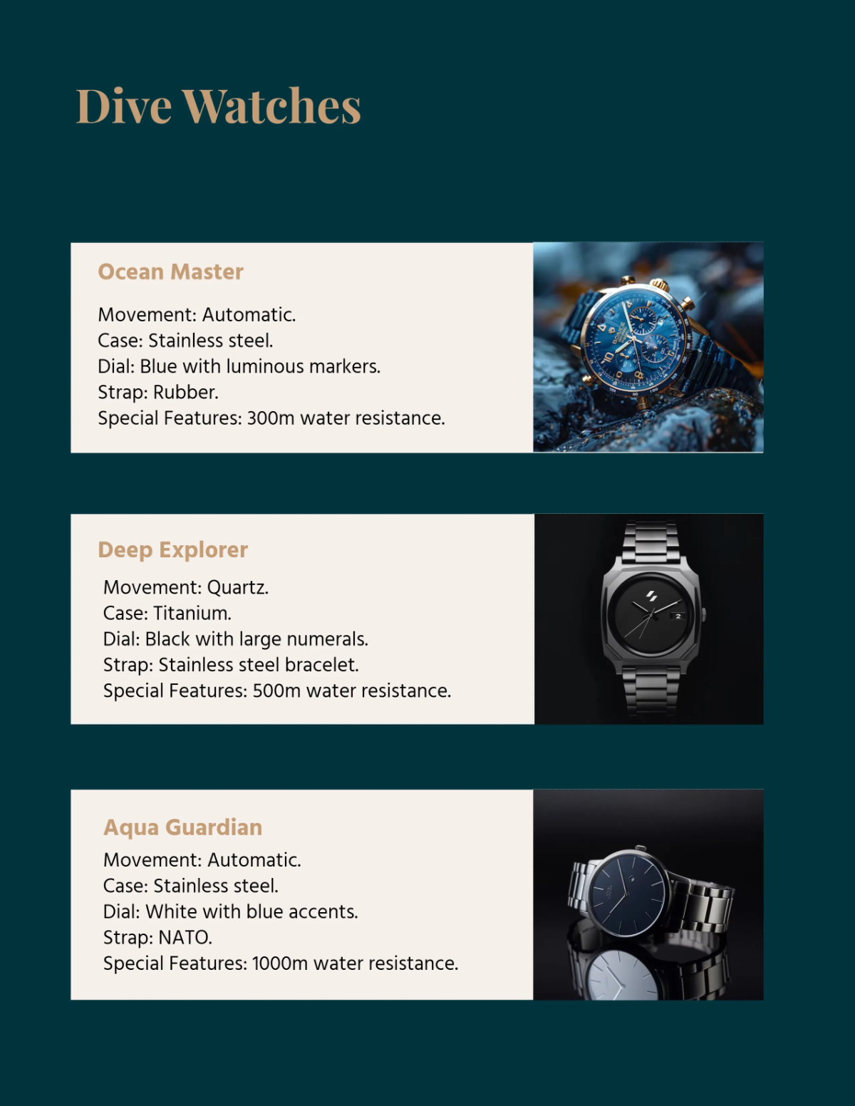 Free Luxury Watch Catalog Template to Edit Online Free Luxury Watch Catalog Template to Edit Online