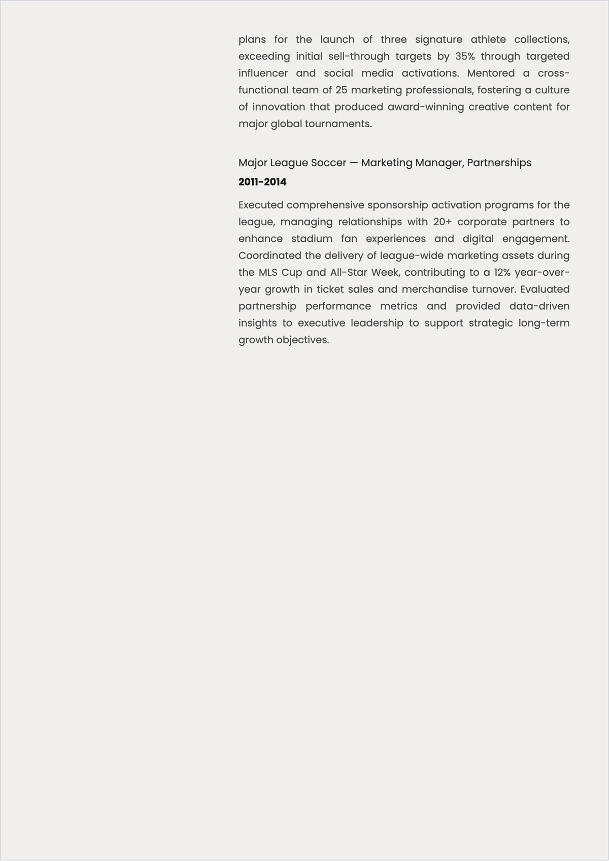 Free Sports Marketing Director ATS Resume Template, AI Resume Builder