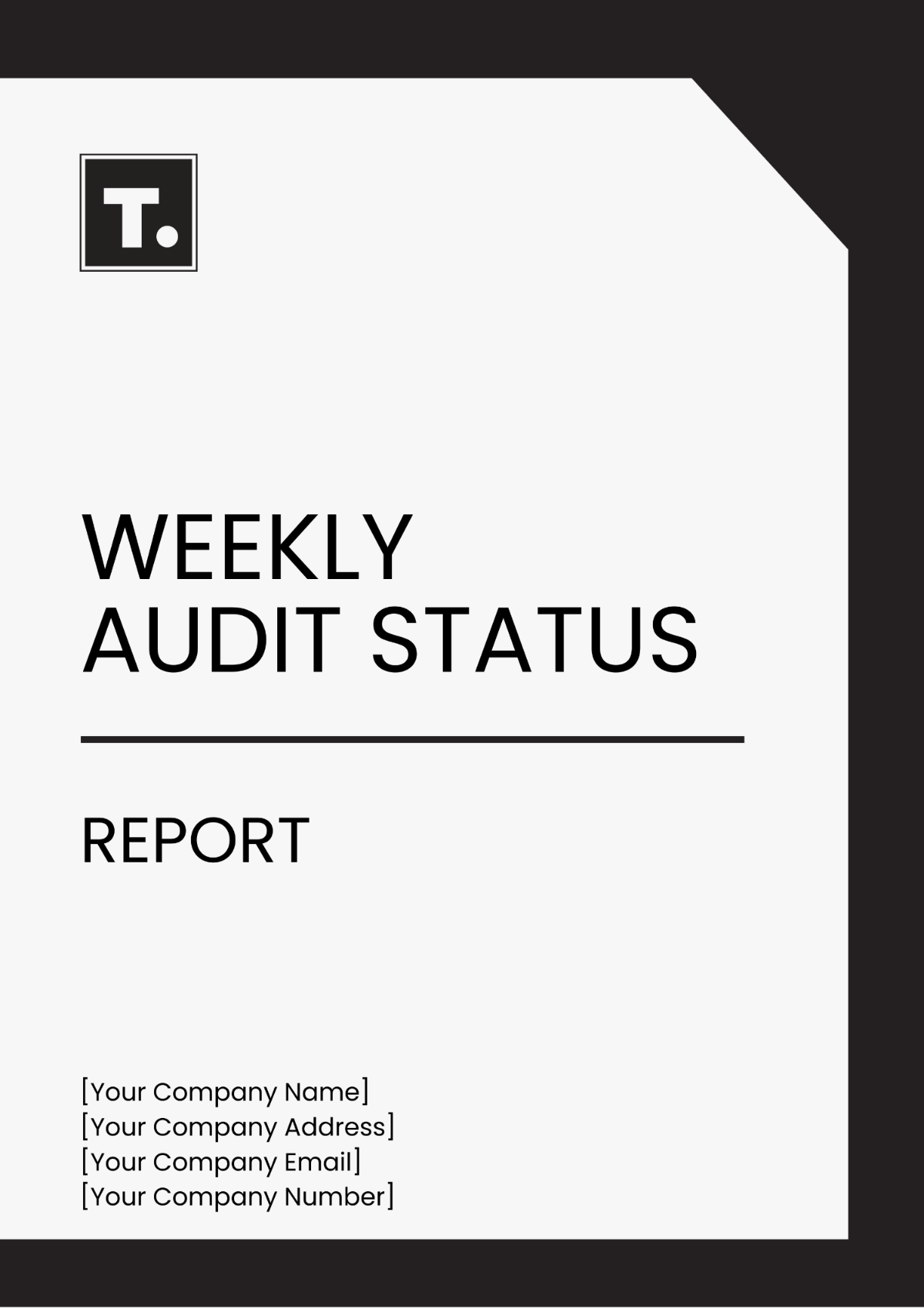 Weekly Audit Status Report Template - Edit Online & Download