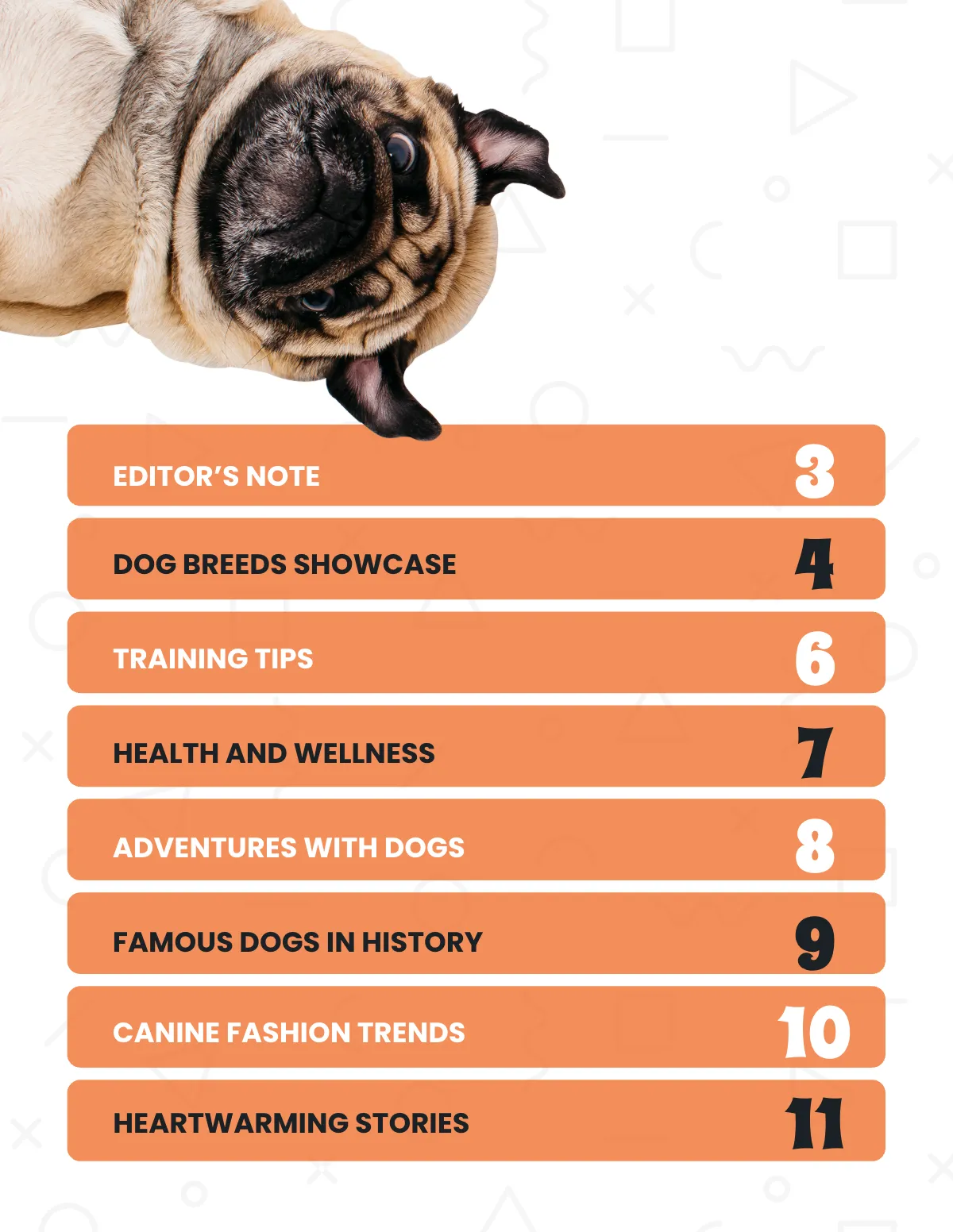 Free Dog Magazine Template to Edit Online