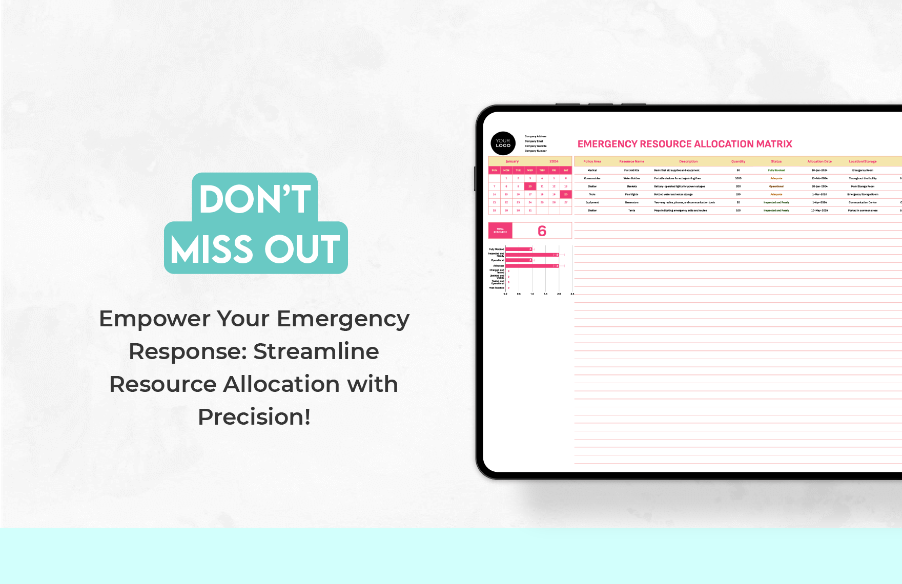 Emergency Resource Allocation Matrix Template