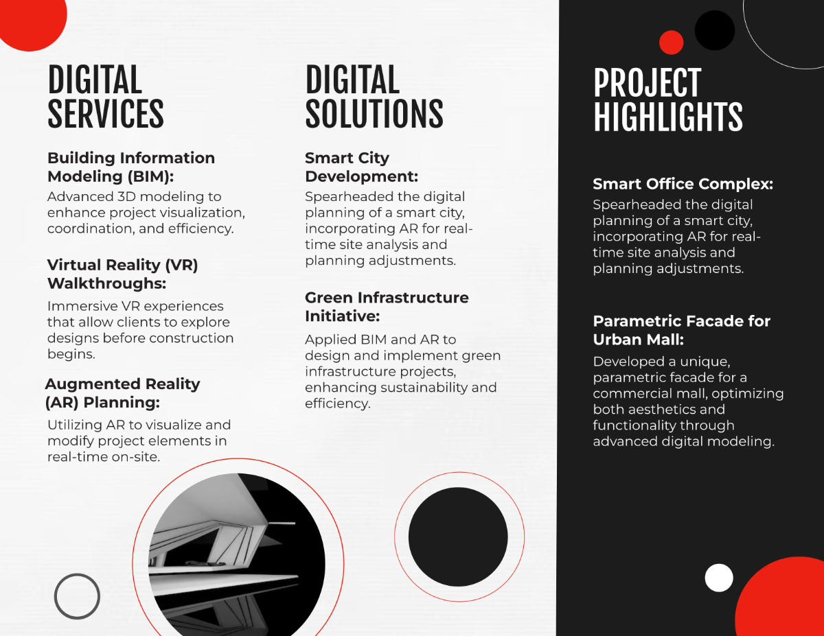Free Architecture Digital Brochure Template to Edit Online