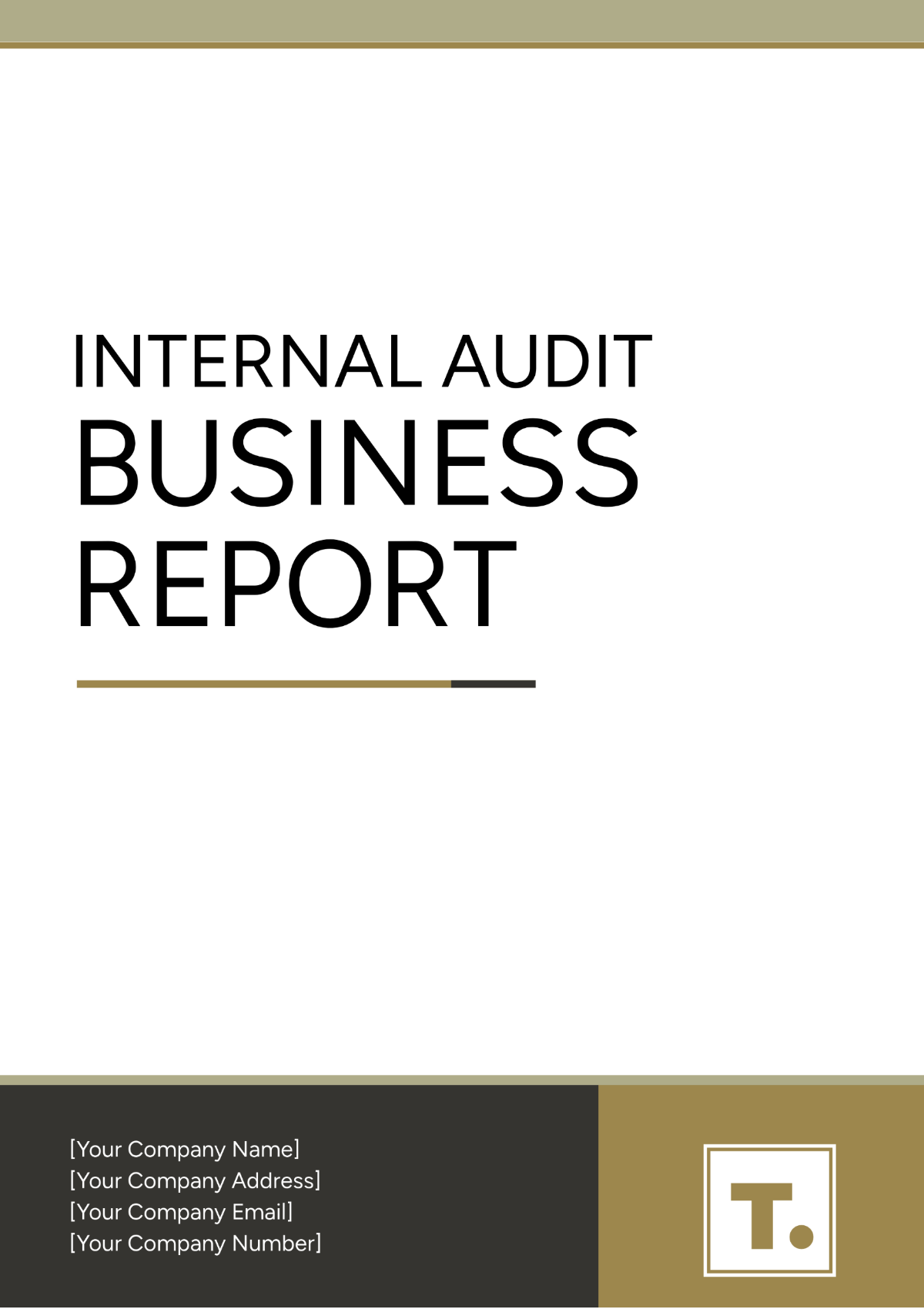 Internal Audit Business Report Template - Edit Online & Download