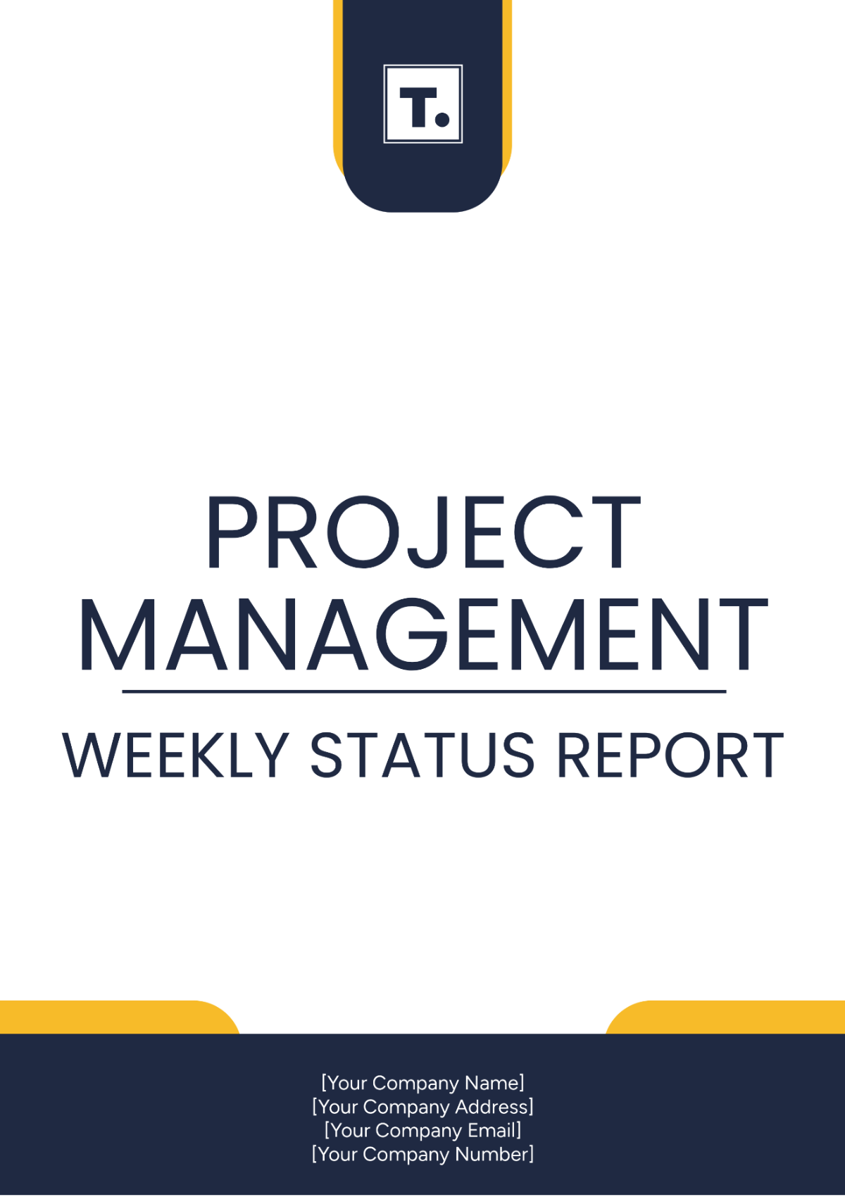 Project Management Weekly Status Report Template - Edit Online & Download