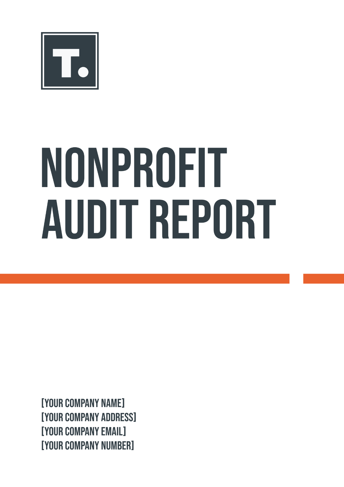 Nonprofit Audit Report Template - Edit Online & Download