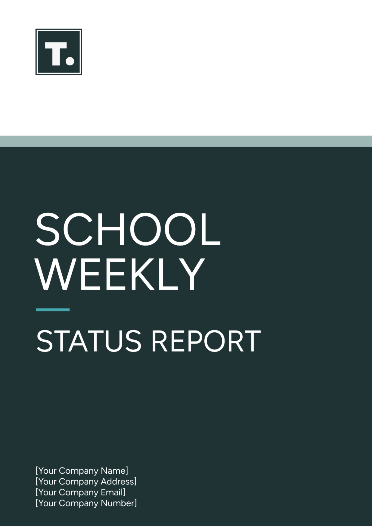 School Weekly Status Report Template - Edit Online & Download