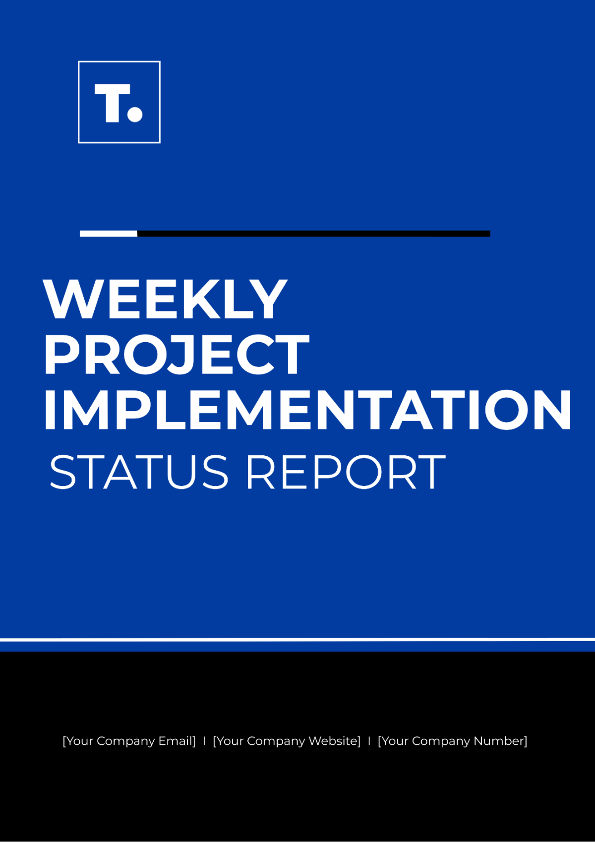 Weekly Project Implementation Status Report Template - Edit Online & Download