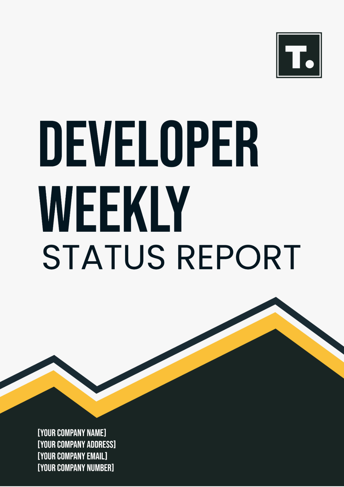 Developer Weekly Status Report Template - Edit Online & Download