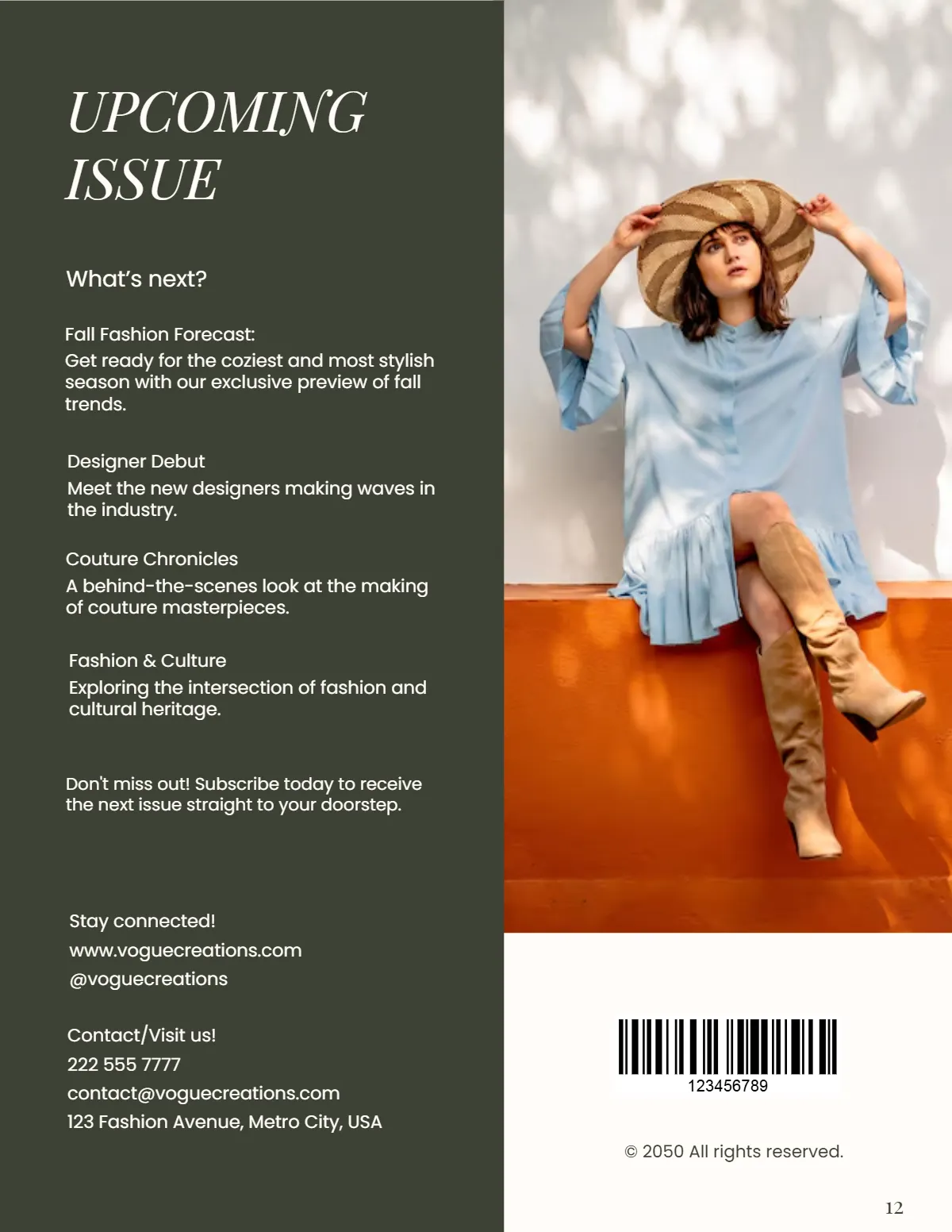 Free Aesthetic Magazine Template to Edit Online