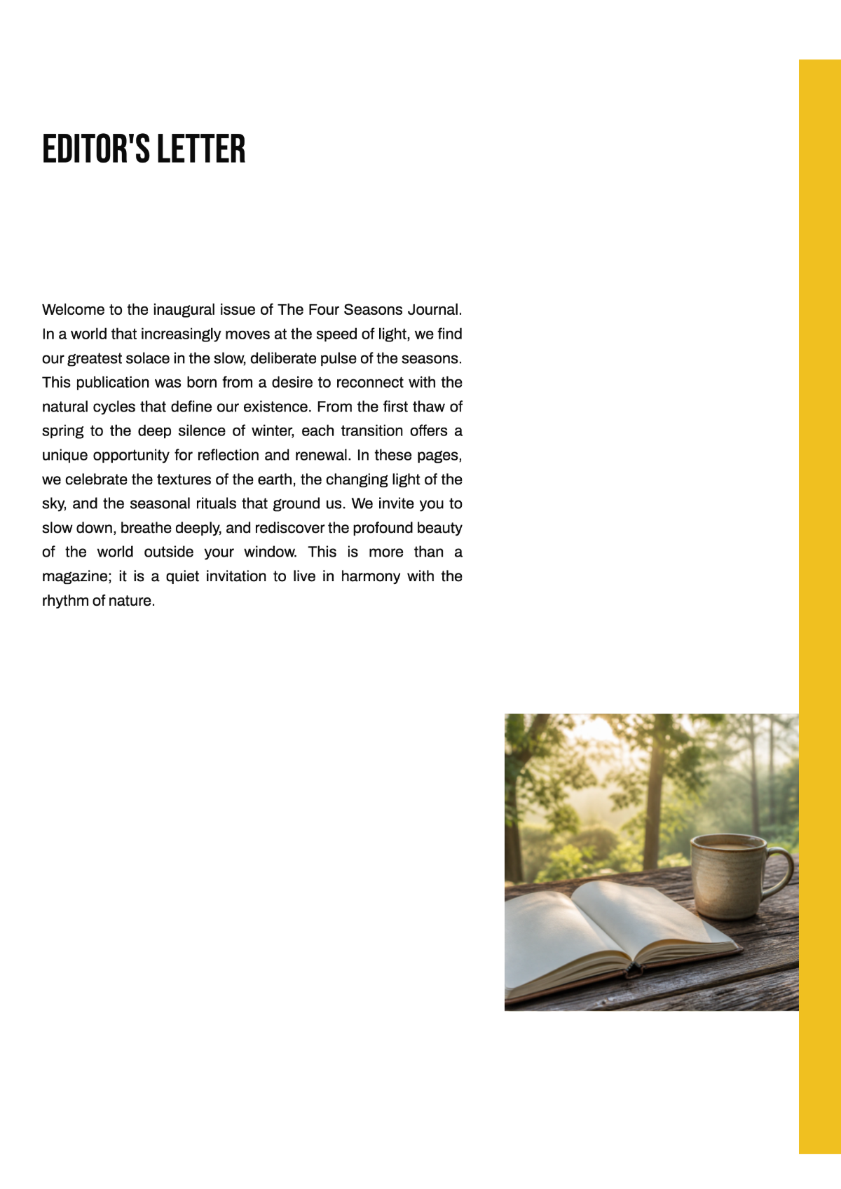 Free Aesthetic Magazine Template to Edit Online