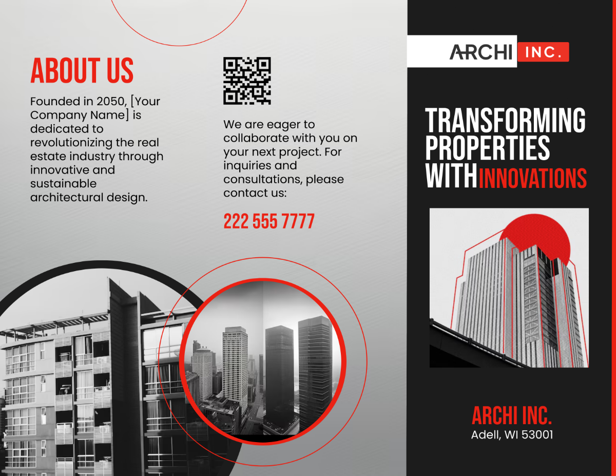 Real Estate Architecture Brochure
