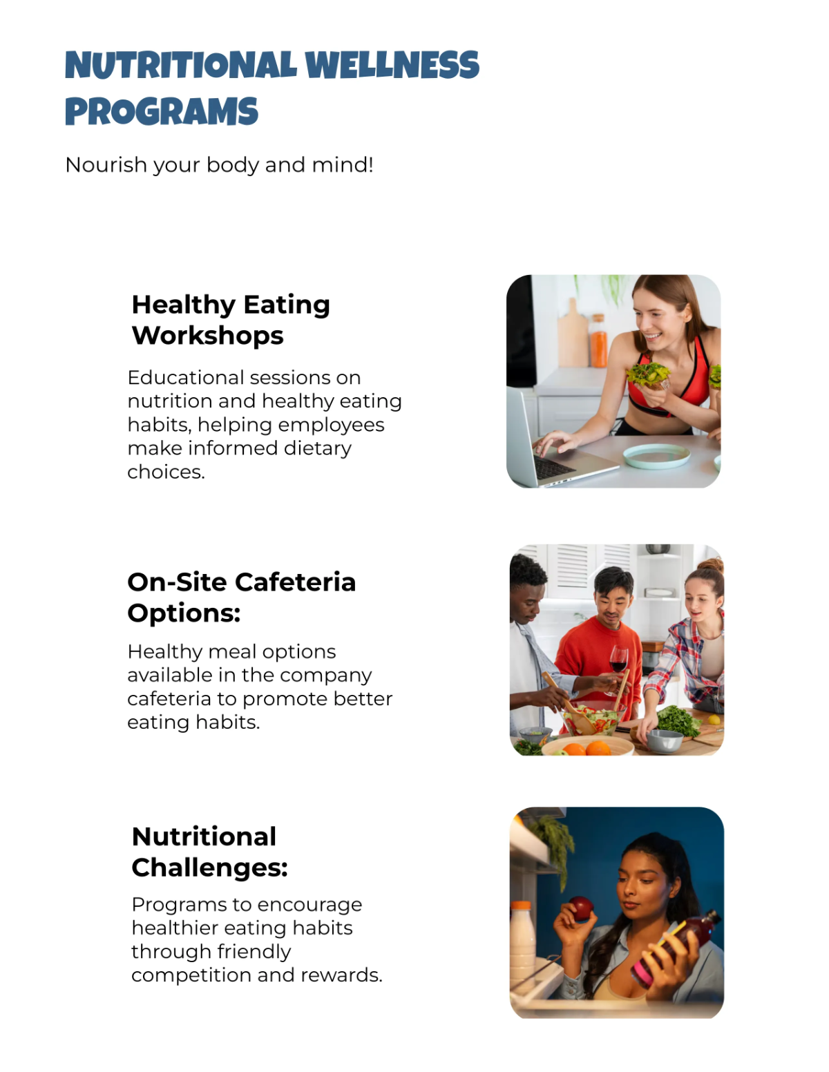 Free Corporate Wellness Program Catalog Template to Edit Online