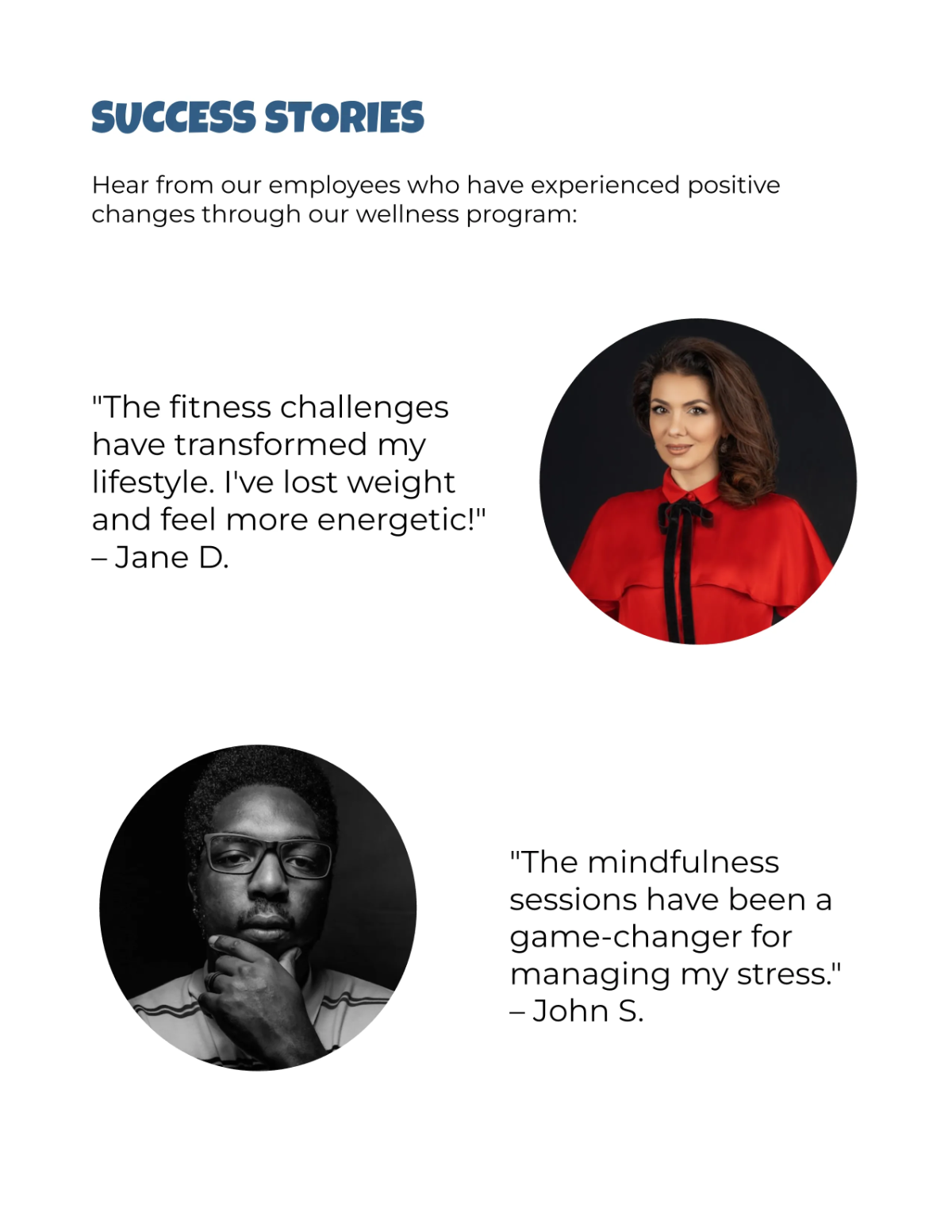 Free Corporate Wellness Program Catalog Template to Edit Online