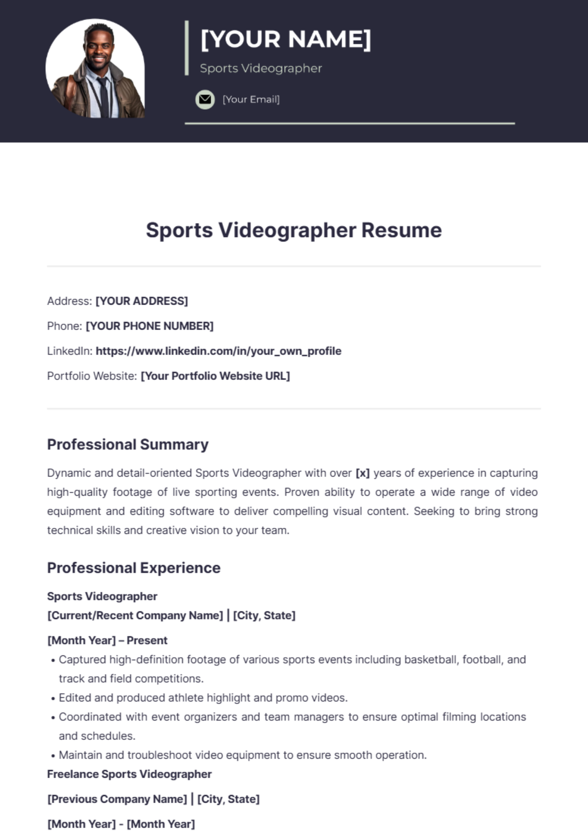 Cv Template Definition Infoupdate