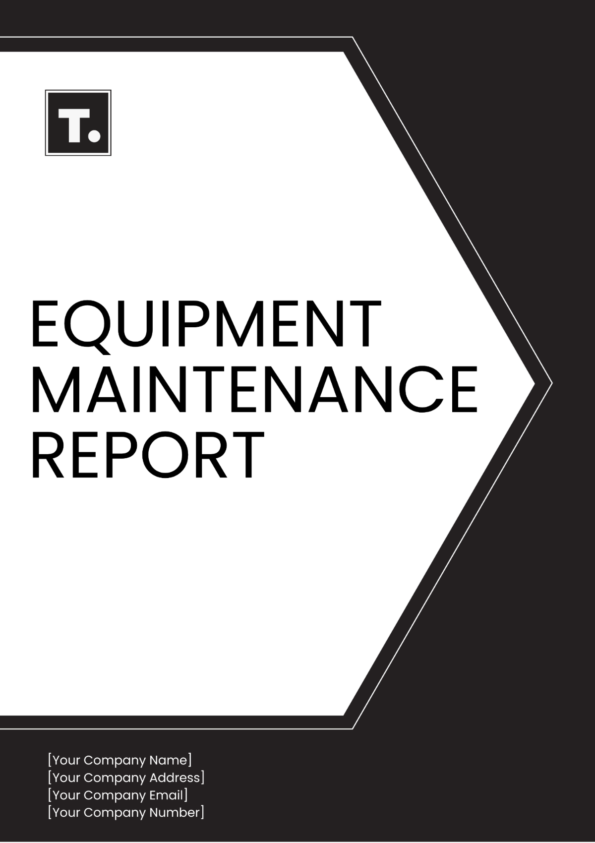 Equipment Maintenance Report Template