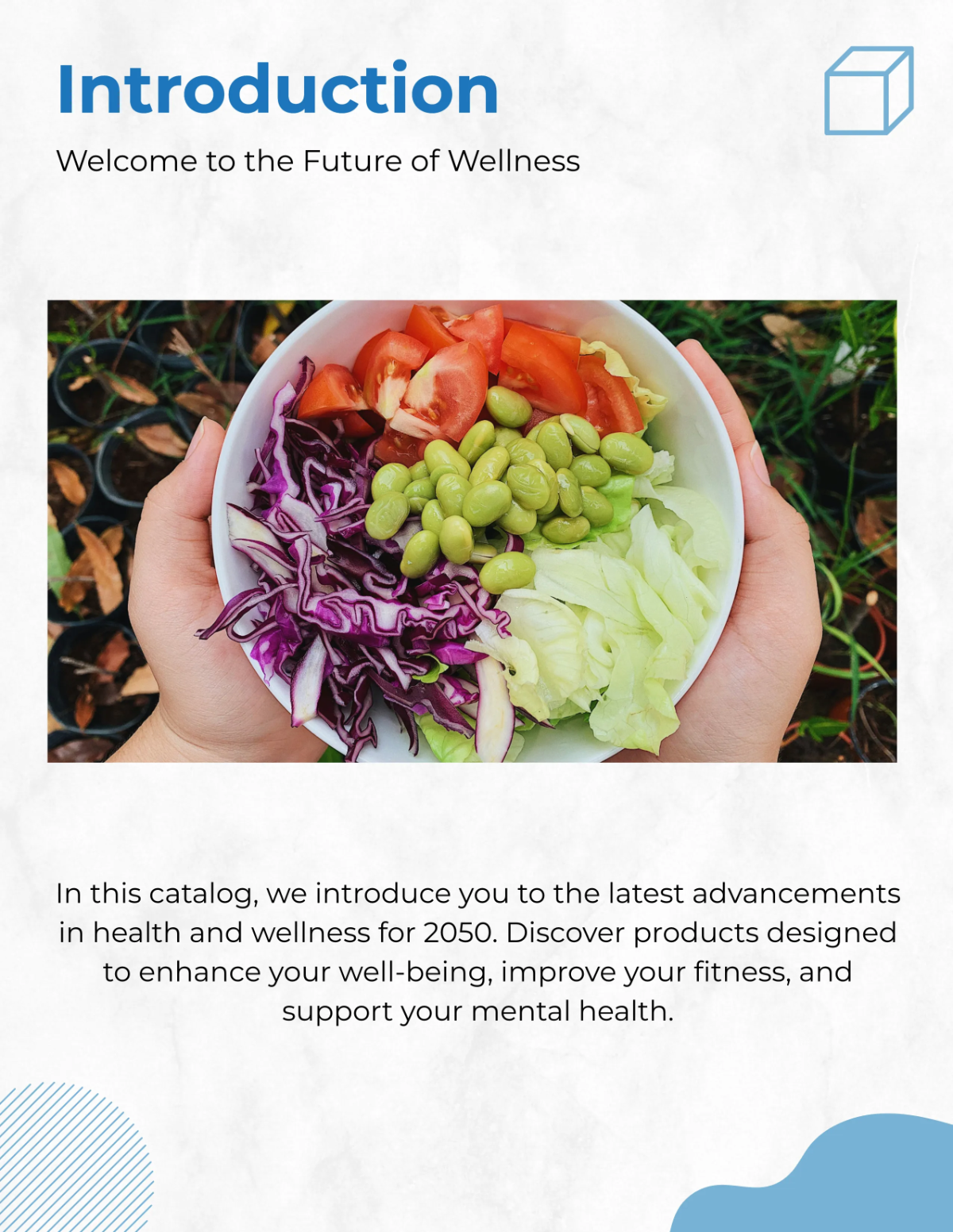 Free Health and Wellness Products Catalog Template to Edit Online
