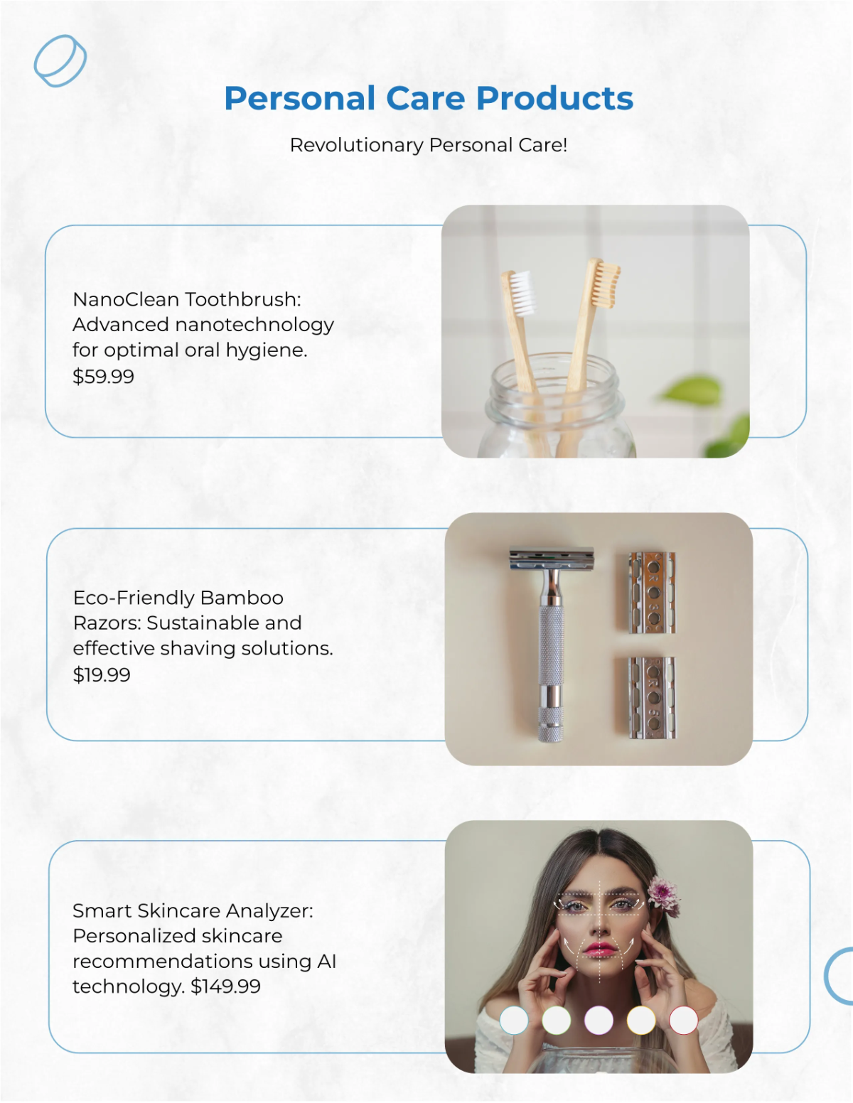 Free Health and Wellness Products Catalog Template to Edit Online