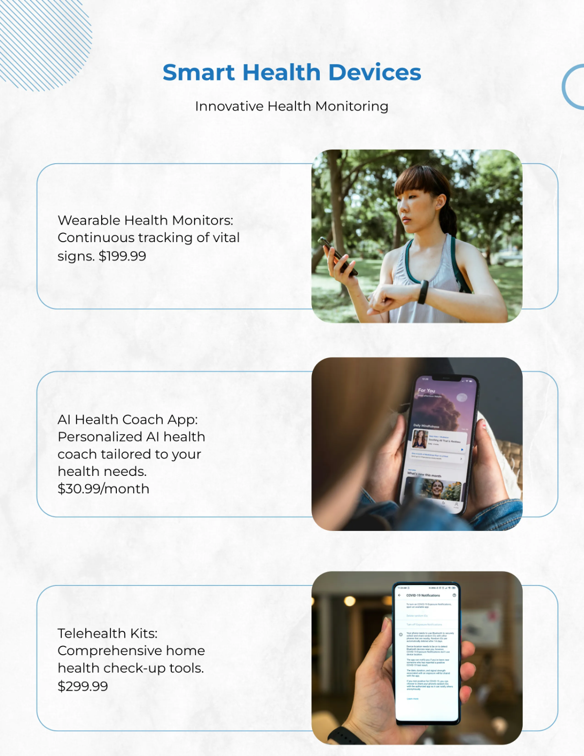 Free Health and Wellness Products Catalog Template to Edit Online