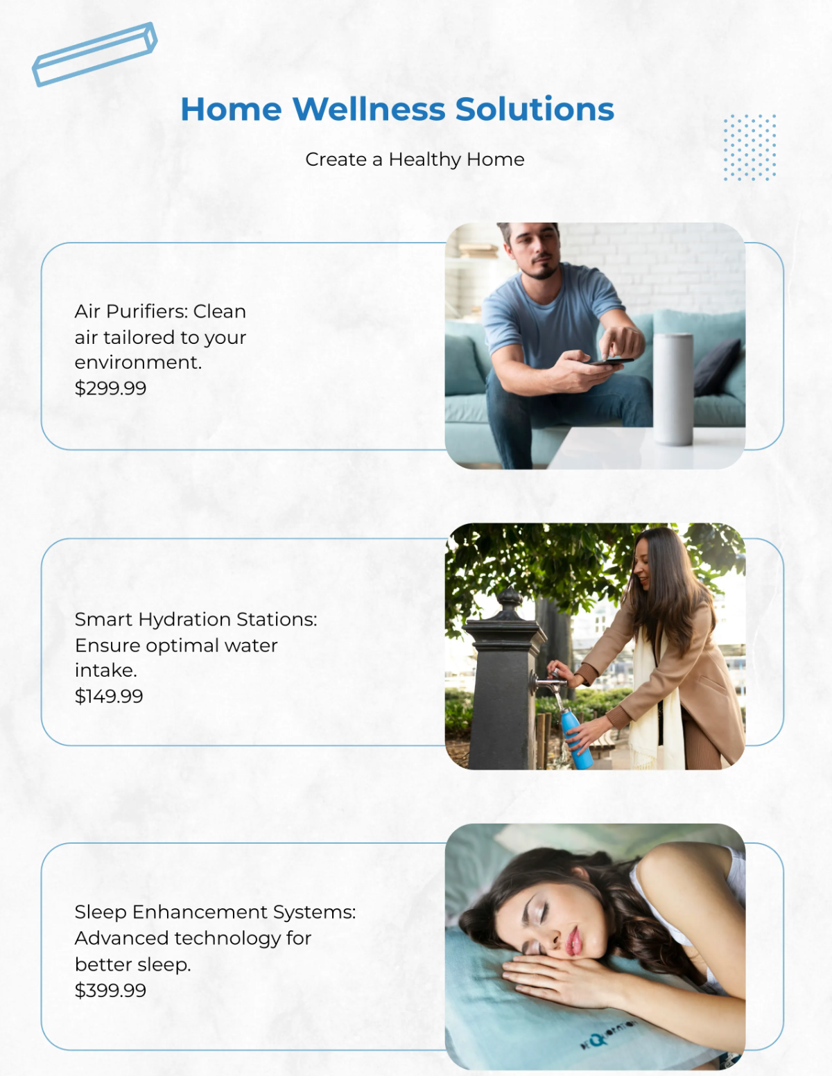 Free Health and Wellness Products Catalog Template to Edit Online